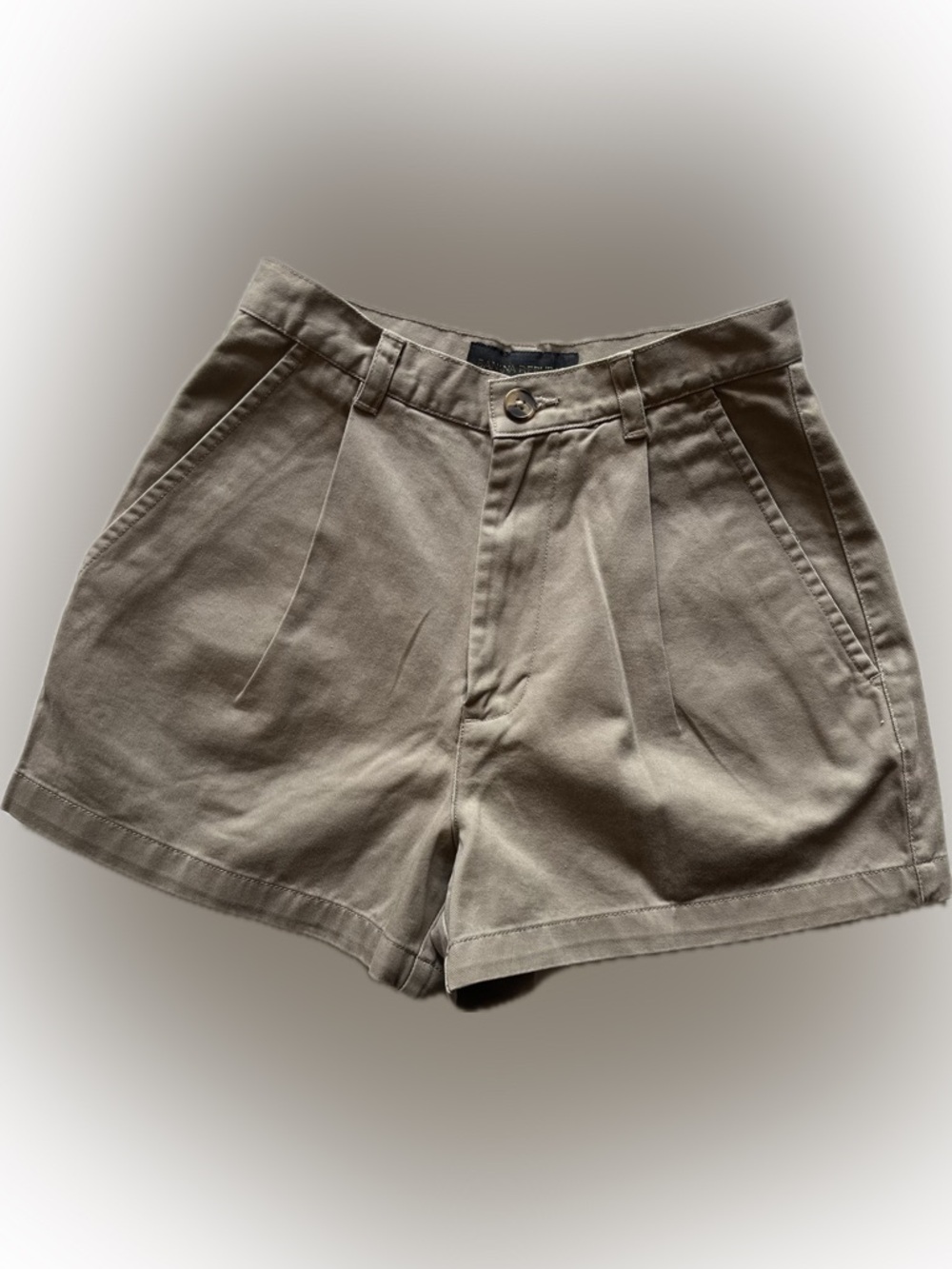 Banana Republic Vintage High Waist 100% Cotton Sz 2 khaki tan